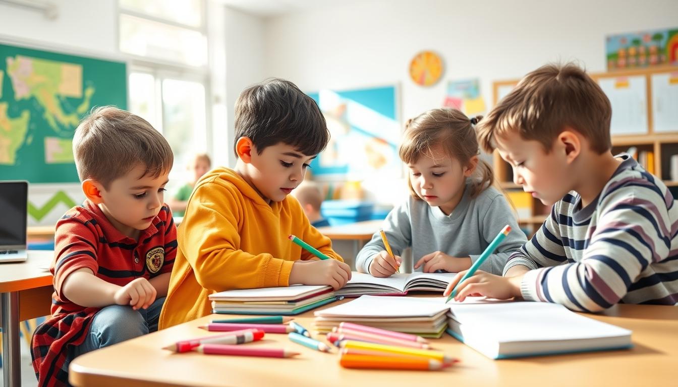 Student preparing for exams with study materials